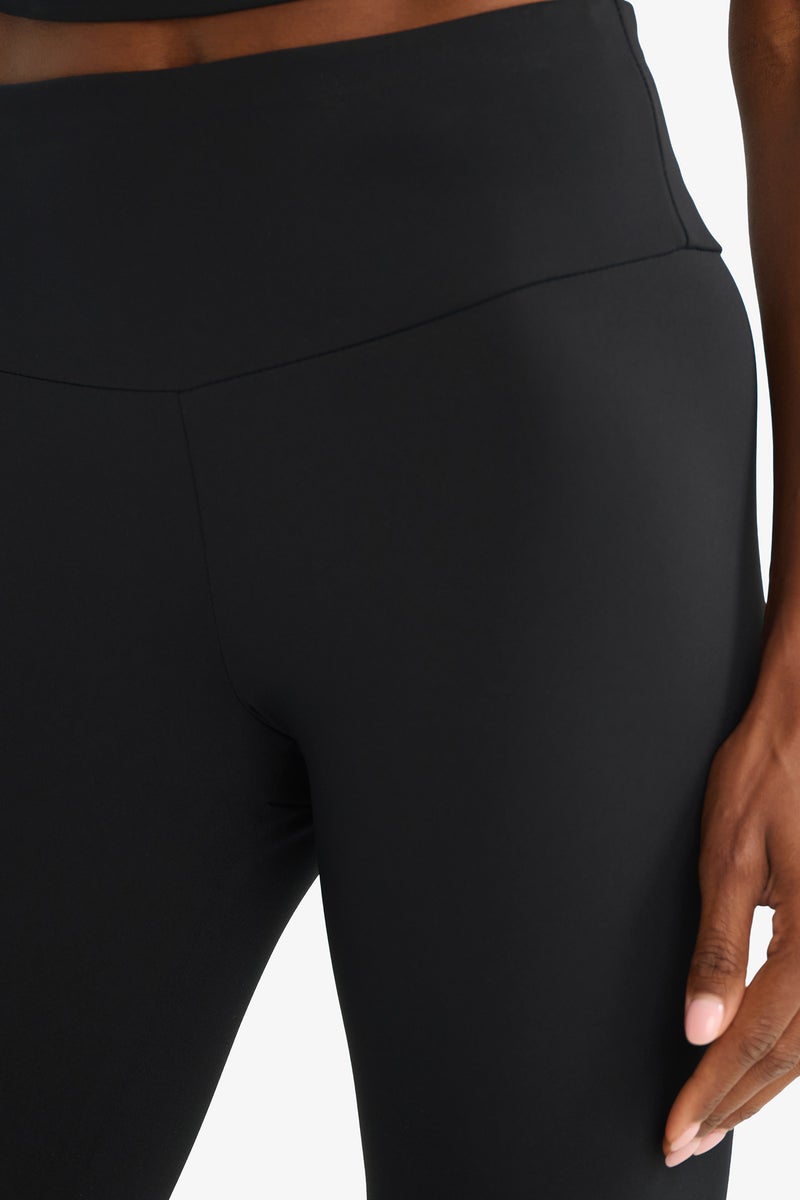 DeFacto Black Woman High Waist Ankle Length Leggings Casual - Image 5